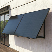 URSA 840W complete plug-in solar set for wall-mounting angled at 45-80°