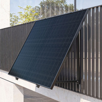 ORION MINI 420W complete plug-in solar set for angled (at 45-80°) balconies installation